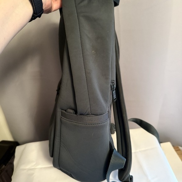Dagne Dover Dark Gray Neoprene Backpack Bookbag Diaper Bag Laptop Work Bag main image 5